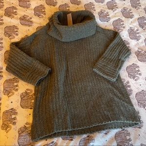 NWT ANN TAYLOR Grey Turtleneck Sweater